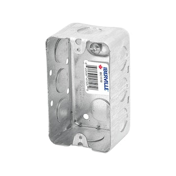 ABB Iberville BC1110 Utility Box Rectangular, 10-Inlet, 1-Outlet Wall/Ceiling, Screw Silver