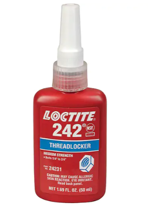 LOCTITE Threadlocker 242™ , Blue, Medium, 50 ml, Bottle (Minimum Order: 2)