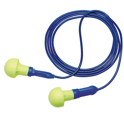 3M  E-A-R™ Push-Ins Earplugs, Pair, Polybag, Corded (200/Box)