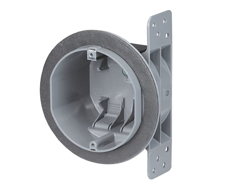 ABB F-WOCT NuTek® Ceiling Box 6-Inlet, Airtight, Round Flush, Gray