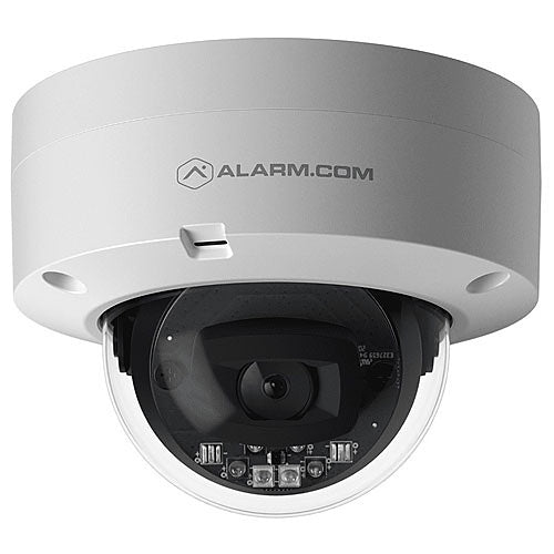 Alarm.com ADC-VC827P 1080P Indoor/Outdoor Fixed Vandal Resistant Dome Camera, White