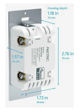 Aeotec ZWA038 Illumino ZWave 700 On Off Wall Switch