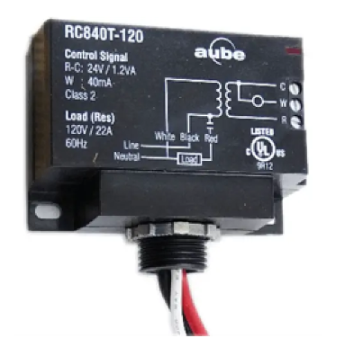 Aube RC840T-120 120V Relay With Built In 24V Transformer