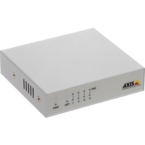 Axis 02101-004 D8004 4-Channel Unmanaged PoE Switch With 60W PoE Power Budget