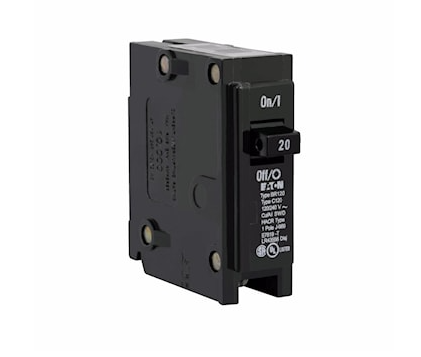 Internal BR120 Molded Case Circuit Breaker Type BR 20 A, 1 P, Plug-In