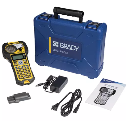 Brady M210-KIT Handheld Label Maker With Accessory Kit, 0.75" Tape