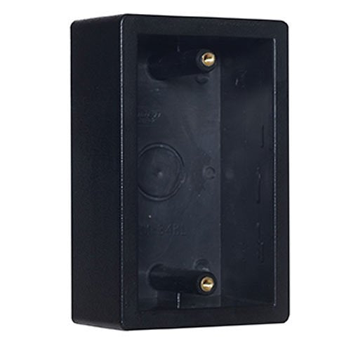 Camden CM-34BL ABS Surface Mounting Box, 4-1/2" x 2-3/4" x 1-3/4', Black