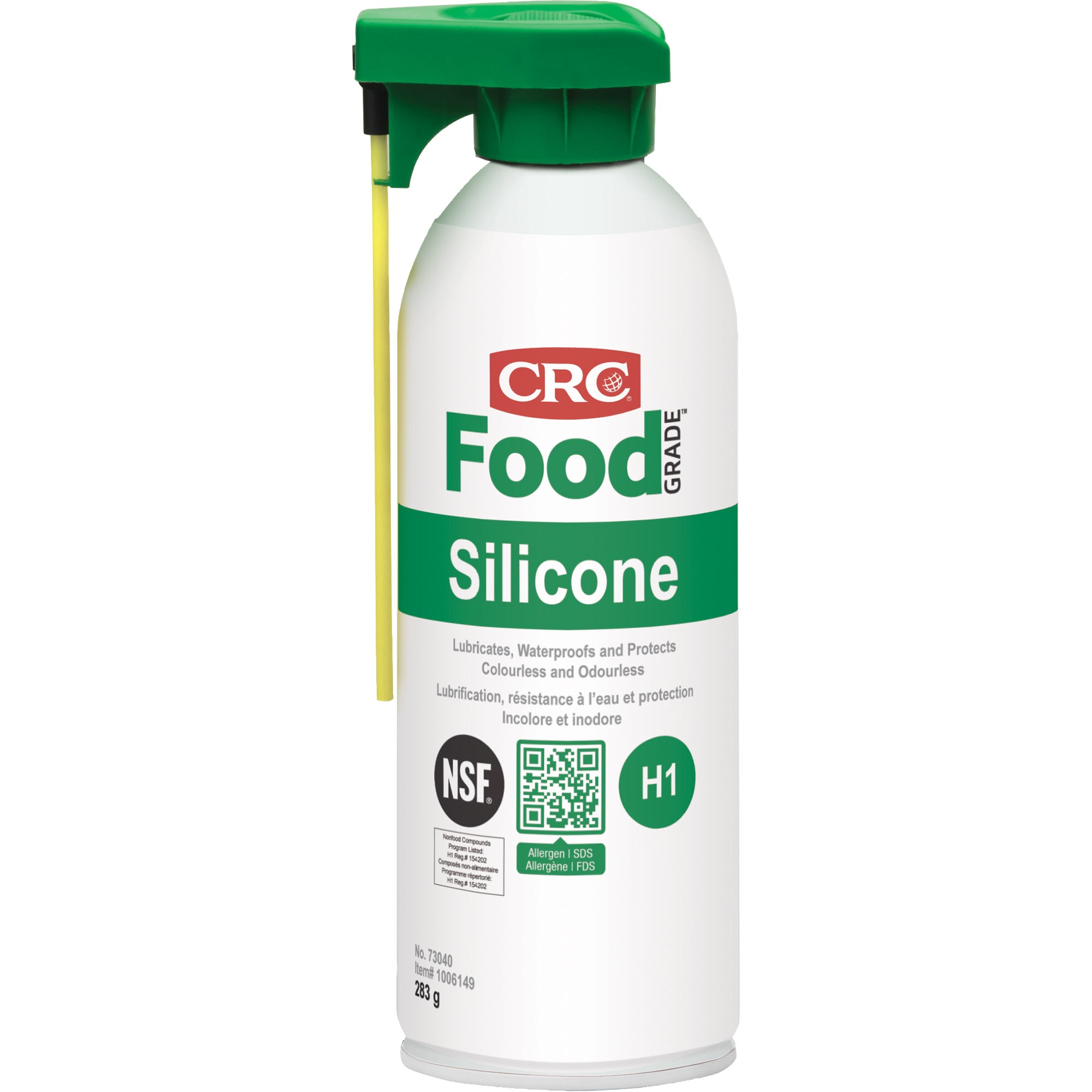 CRC Canada 73040 Food Plant Silicone Lubricants, Aerosol Can (Minimum Order: 6)