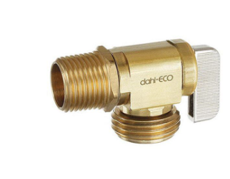 Dahl Brothers Canada 6210104 1/2 in. Female Solder/MIP x Male Brass Hose & Boiler Drain Angle Valve Lead Free Rough