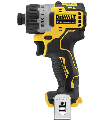 Dewalt DCF601B Xtreme Brushless Screwdriver (Tool Only), 1/4", 12 V, 200 UWO Max. Torque, Lithium-Ion Battery