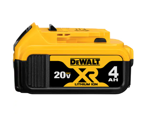 Dewalt DCB204 20V Max* Premium XR Battery Pack, Lithium-Ion, 20 V, 4 A