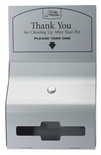 Fido House FIDO-GR-N-GO-M Grab-N-Go Pet Waste Dispenser (Silver)