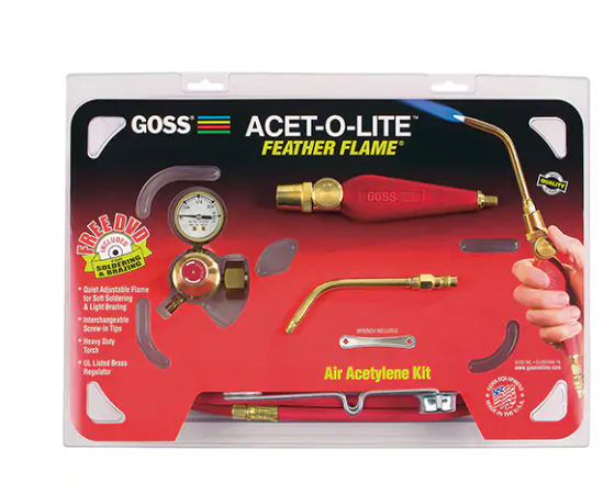 Goss KA-1H Air-Acetylene Feather Flame® Torch Kit