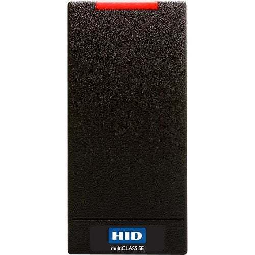 HID 900PTNNEK00000 RP10 multiCLASS SE Mini-Mullion Smart Card Reader, Low & High Frequency Standard, Sio, Seos, Wiegand, Pigtail, Black