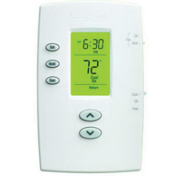 Honeywell Home TH2110DV1008/U 1H/1C Stage Programmable Thermostat, 20-30 VAC, 750 mV