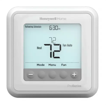 Honeywell TH6320ZW2007 Lyric T6 Pro ZWave Plus Thermostat With Smart Start