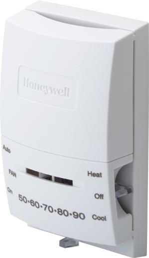 Honeywell T834N1002/U 24 Volt 1 Heat/1 Cool Thermostat, White