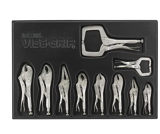 Irwin 1078TRAY Vise-Grip® Original™ Locking Pliers Set, 10 Pieces