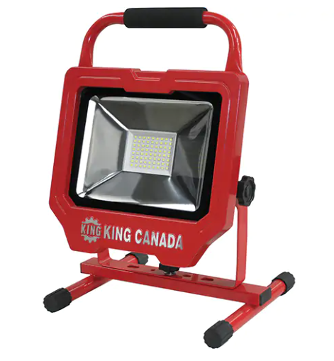 King Canada Work Light, LED, 36 W, 4000 Lumens, Aluminum Housing