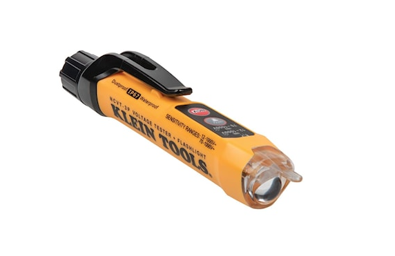 Klein Tools NCVT3P Voltage Tester with Flashlight Non-Contact, Dual Range 12 - 1000 VAC Flashlight