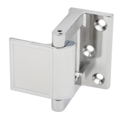 Security Door Latch PDLAA26, Chrome, Simple To Operate