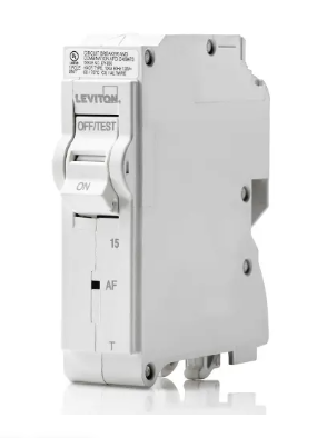 Leviton LB115-AFT Branch Circuit Breaker AFCI 1P 15A 120V 10KA Thermal