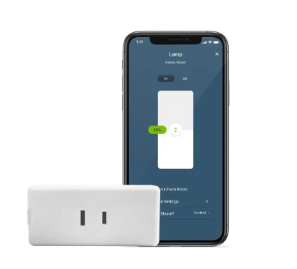 Leviton D23LP-1BW Decora Smart 2nd Generation WiFi Mini Plug In Dimmer, Matter Supported