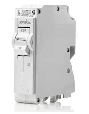 Leviton LB120-T Branch Circuit Breaker STD 1P 20A 120V 10KA, Thermal