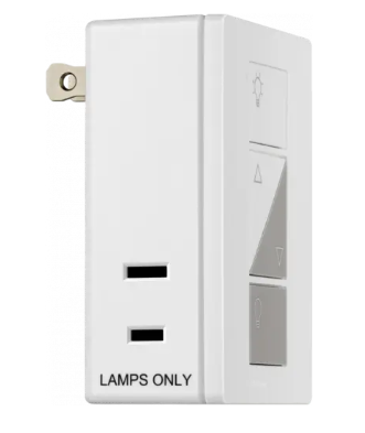 Lutron PD-3PCL-WH-C Caseta Wireless Plug-in Lamp Dimmer