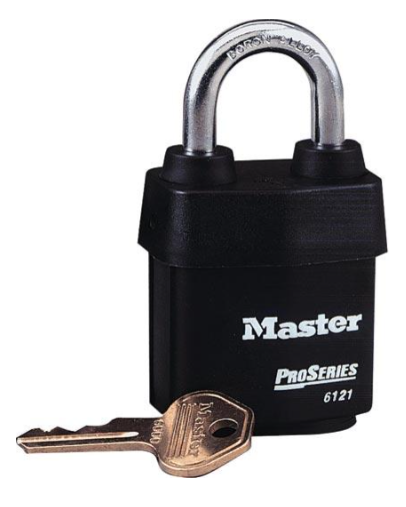 Master Lock 6121 Pro Series Weather Tough Steel Laminated Padlock