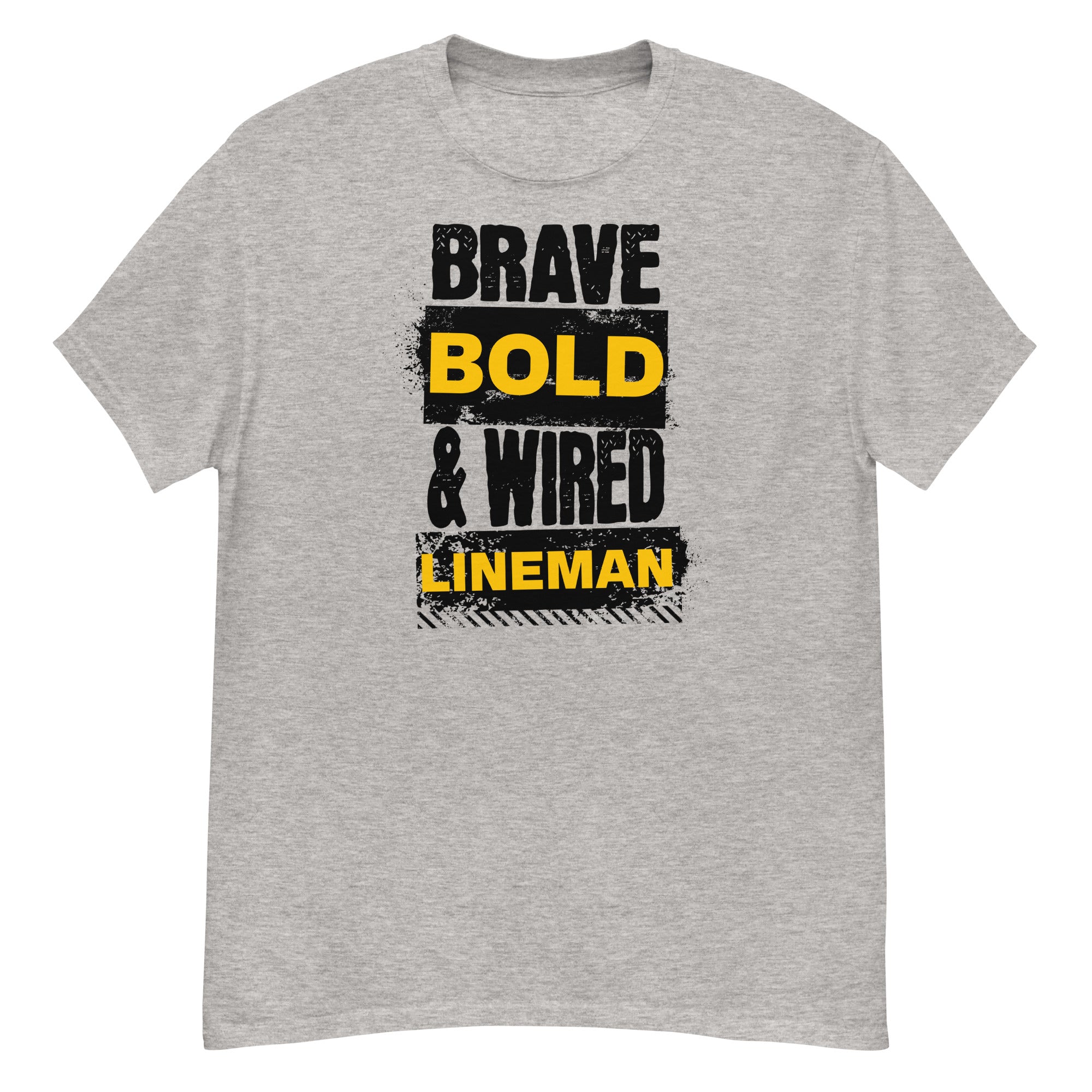 Brave Bold & Wired Lineman Men's Classic T-Shirt