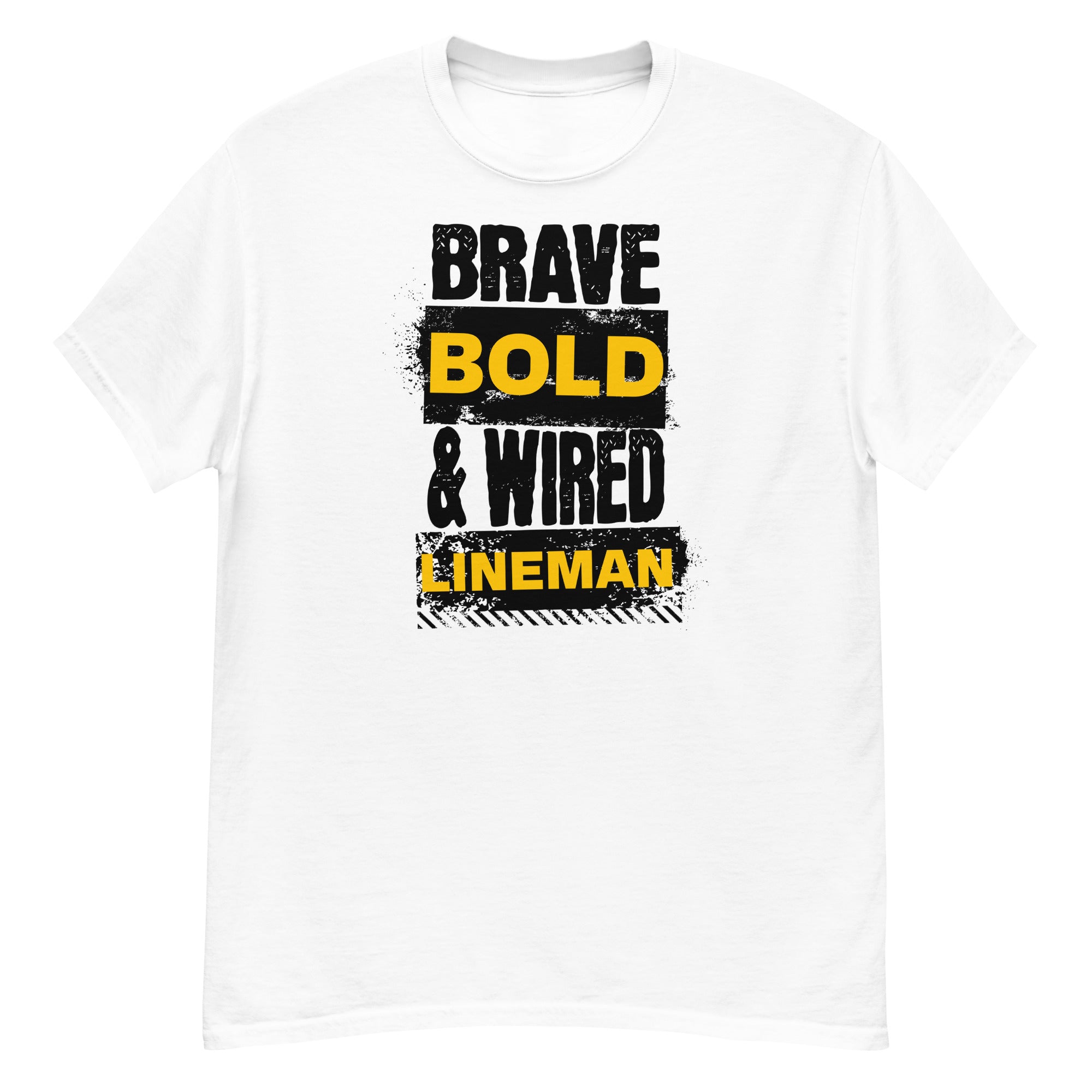 Brave Bold & Wired Lineman Men's Classic T-Shirt