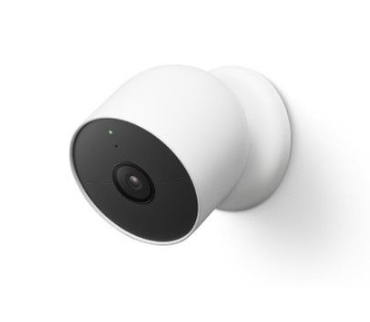 Google Nest GA1317-CA Battery Powered Indoor/Outdoor Nest Camera, White