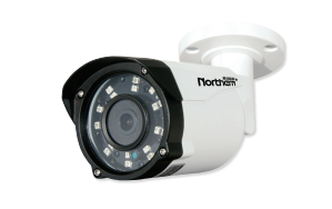 Northern Video HDBIR60 Outdoor Bullet Camera, Full HD, TVI, CVI, AHD, 960H, Day/Night, 1080p Resolution, 3.6 MM Lens, 12 Volt DC, White