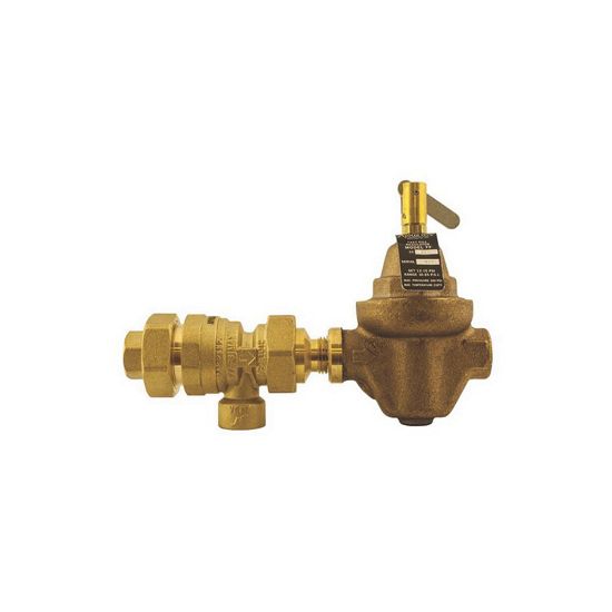 Conbraco 35603BFTTC 1/2 in. Union FNPT x FNPT 100 psi Brass/Bronze Combination Backflow Preventer & Feed Water Regulator