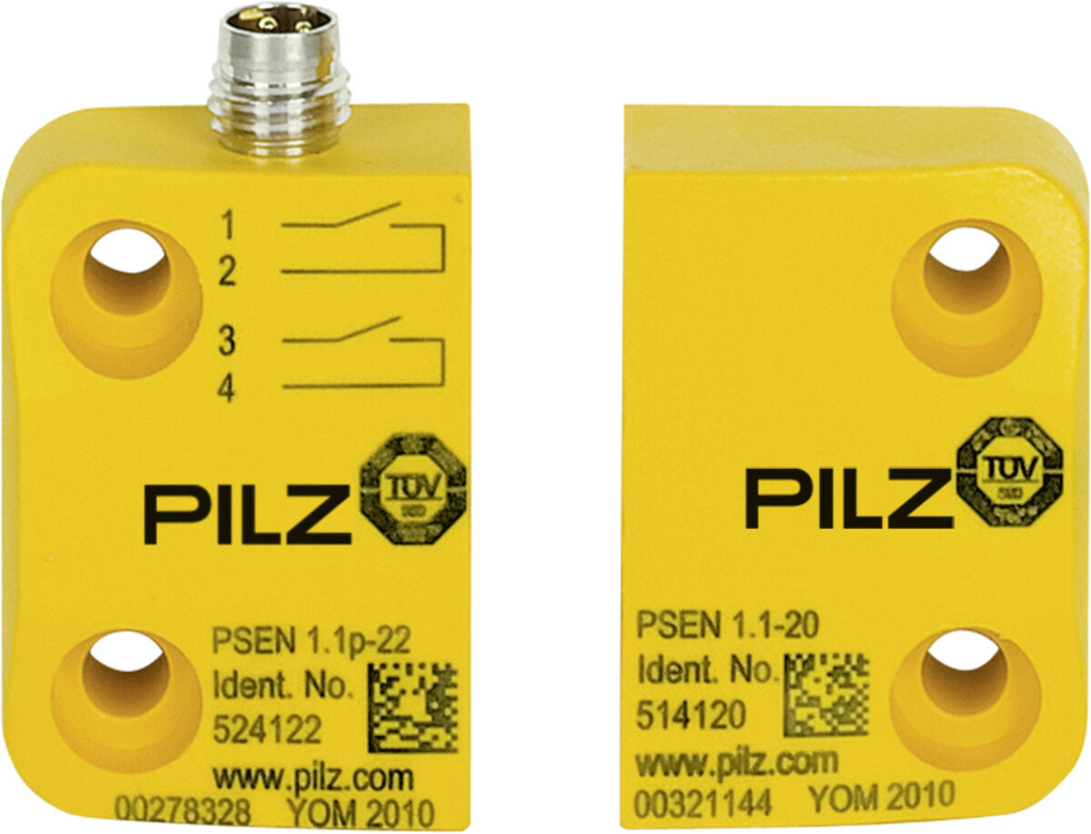 Pilz 504222 Magnetic Non-Contact Safety Switch, PSENMAG Series