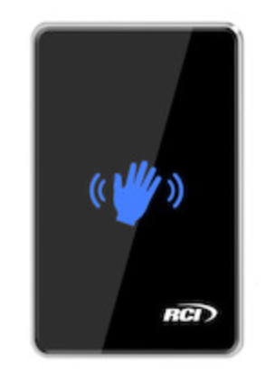 RCI 910TC Touchless Wave To Open Switch With Waving Hand, Black