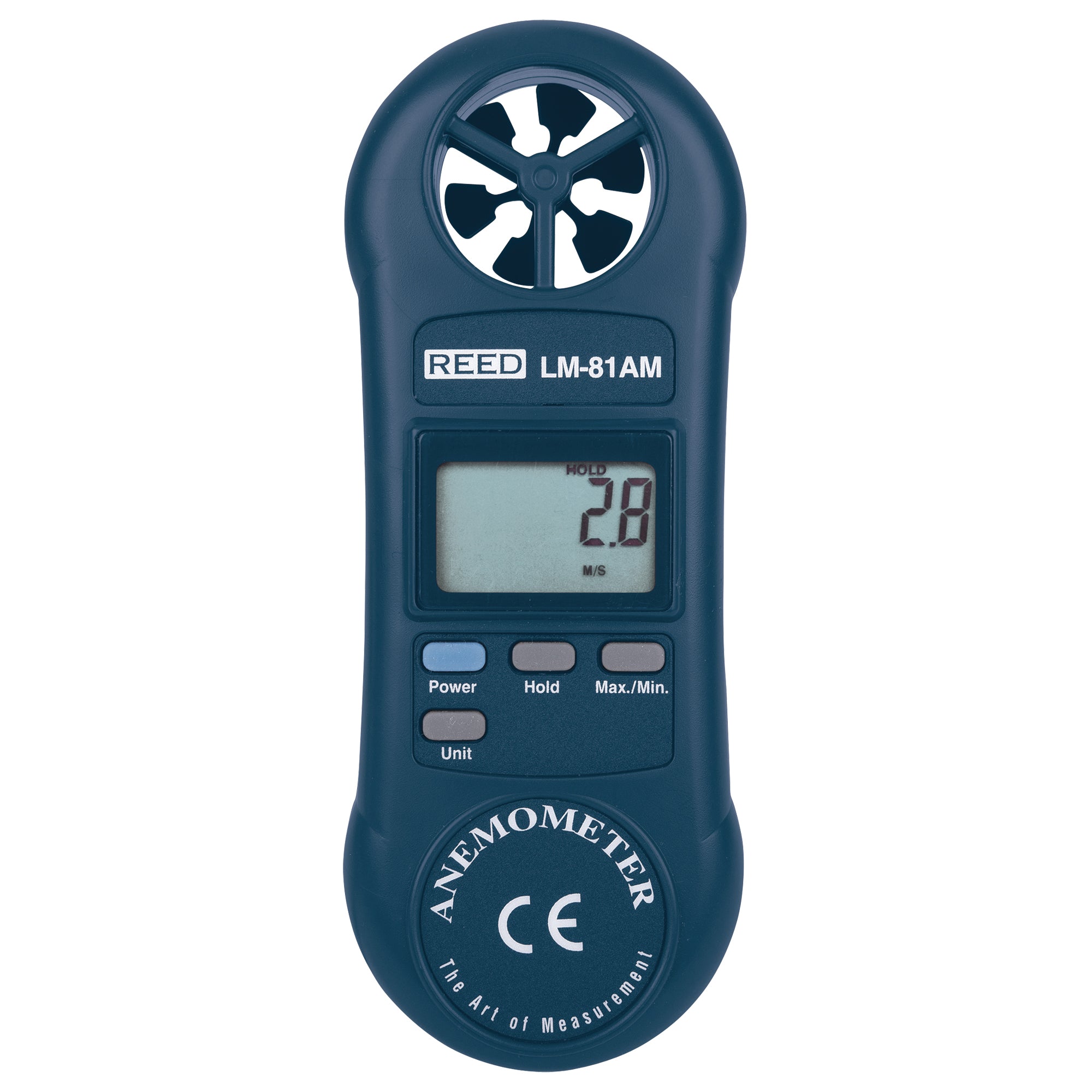 Reed Instruments LM-81AM Anemometers, Not Data Logging, 0.4 - 30.0 m/sec Air Velocity Range