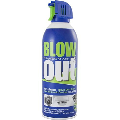 SDi BLOWOUT Multi Purpose Hand Held Air Duster, 10 oz.