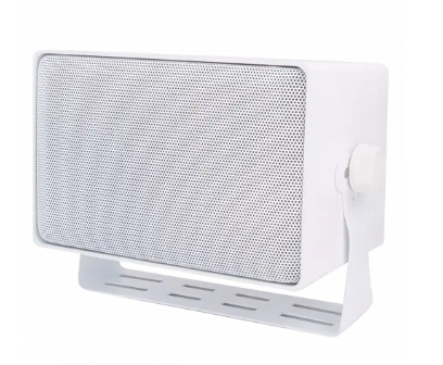 Speco SPE-DMS3TSW Weather Resistant 3 Way Speaker With Transformer 25V 75V 8 Ohm White