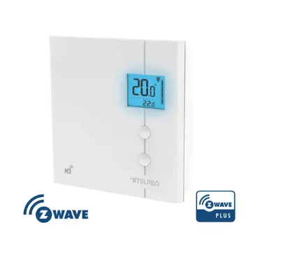 Stelpro Ki STZW402WBPLUS Zwave Baseboard Line Voltage Thermostat 120V 240V