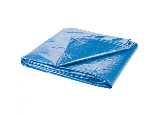 Kleton Tarp, Standard Duty, Blue, 30' x 24' x 4 mils (Minimum Order: 2)