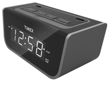 Timex T262B Bedside LED Single Day Alarm Clock