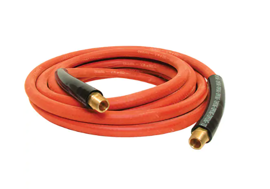 Topring 71.418 Airflex Premium Air Hoses With Fittings, 1/2" dia. x 50', 200 psi, 1/2 NPT