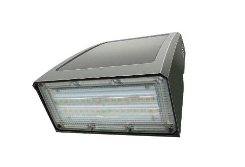 LED Wall Pack, 40W, Built-in Photocell, 5000K, 5300L, IP 65 Rated, 120-347V