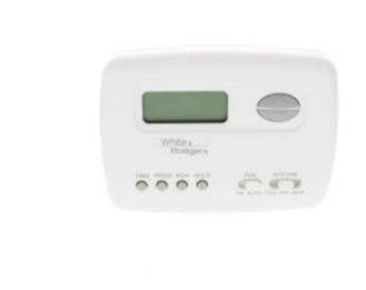 White Rodgers 1F78-151S1 WhDigital 5-2 Day Programmable Thermostat, 1H/1C, mV - 30 VAC