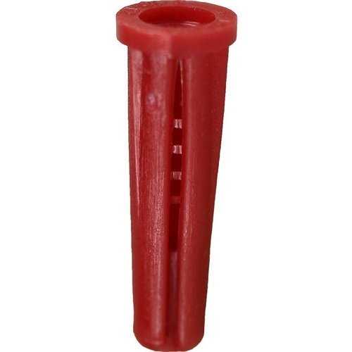 Dottie 20 #4-#6-#8 Red Conical Plastic Anchor, 100 Pack
