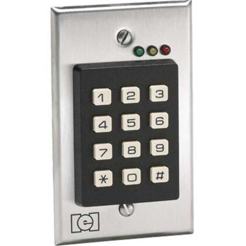 Linear 0-211111 212i Door Gard Indoor Flush-Mount Single Door Access Control Keypad, 2/24V AC/DC 120 Users 1 SPTD 2A