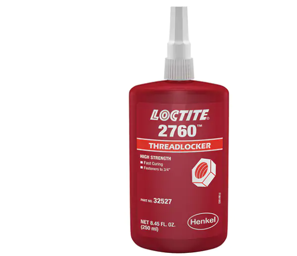 Loctite 303442 2760 Threadlocker, Red, High, 250 ml, Bottle