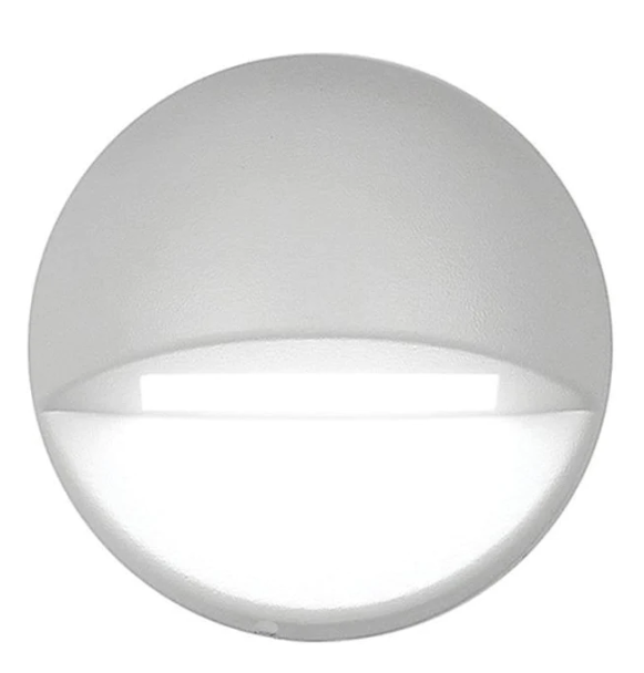 WAC Lighting 3011 Outdoor Deck & Patio Light, 2700K, Circle